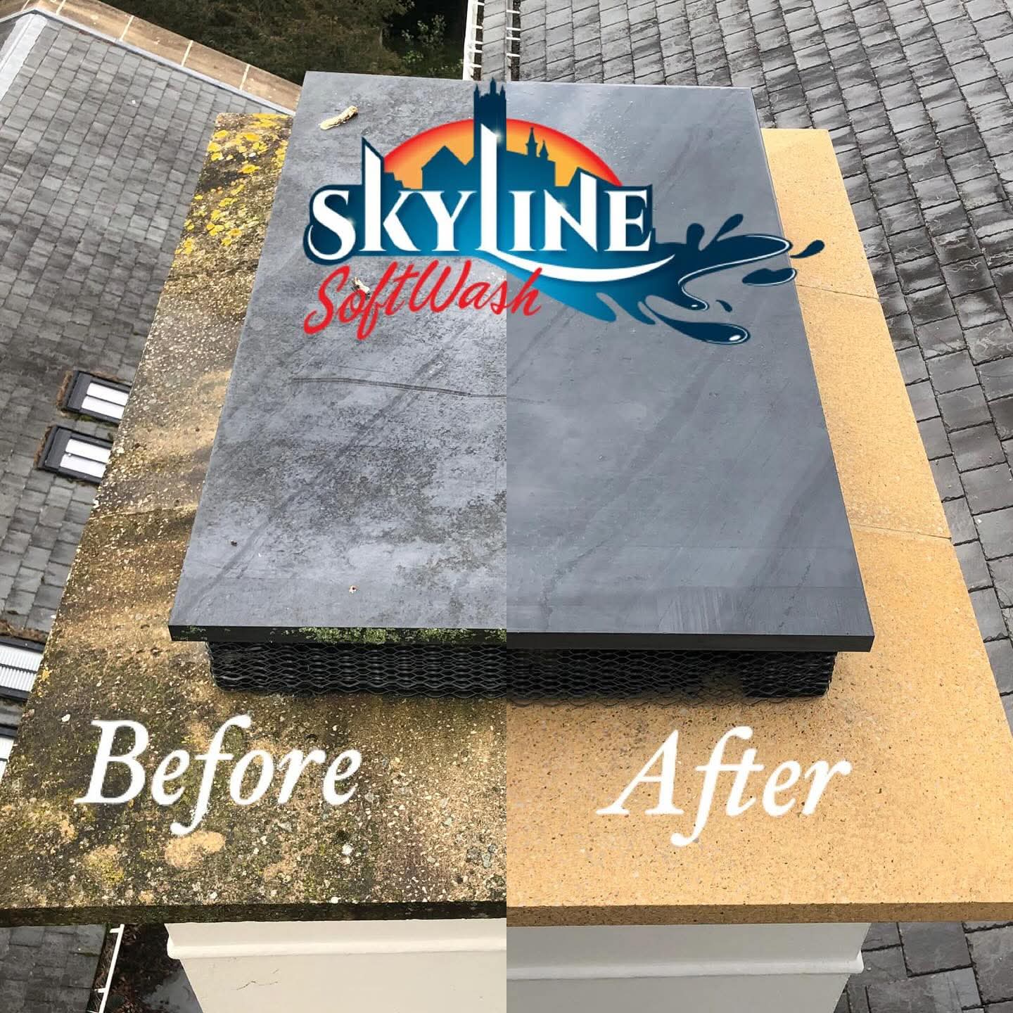 Roof cleaning transformation 3